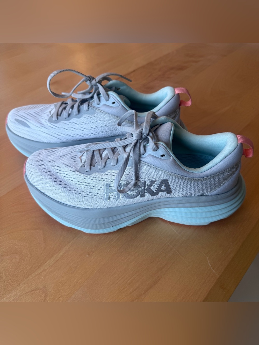 Hoka Bondi 8 Running Shoes - Women’s size 7 Excellent Condition